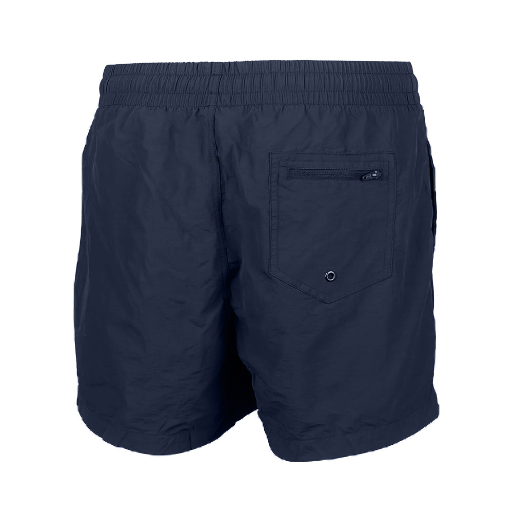 Dunkelblaue Badehose Wappen