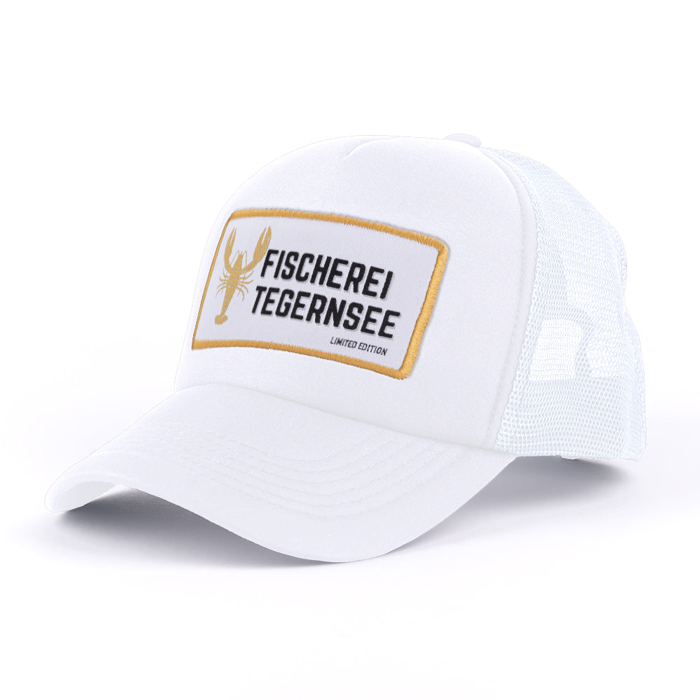 Lobster Cap weiß - Limited Edition mit goldenem Patch