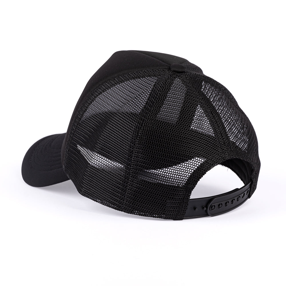 Lobster Cap schwarz - (Patch blau/grau)