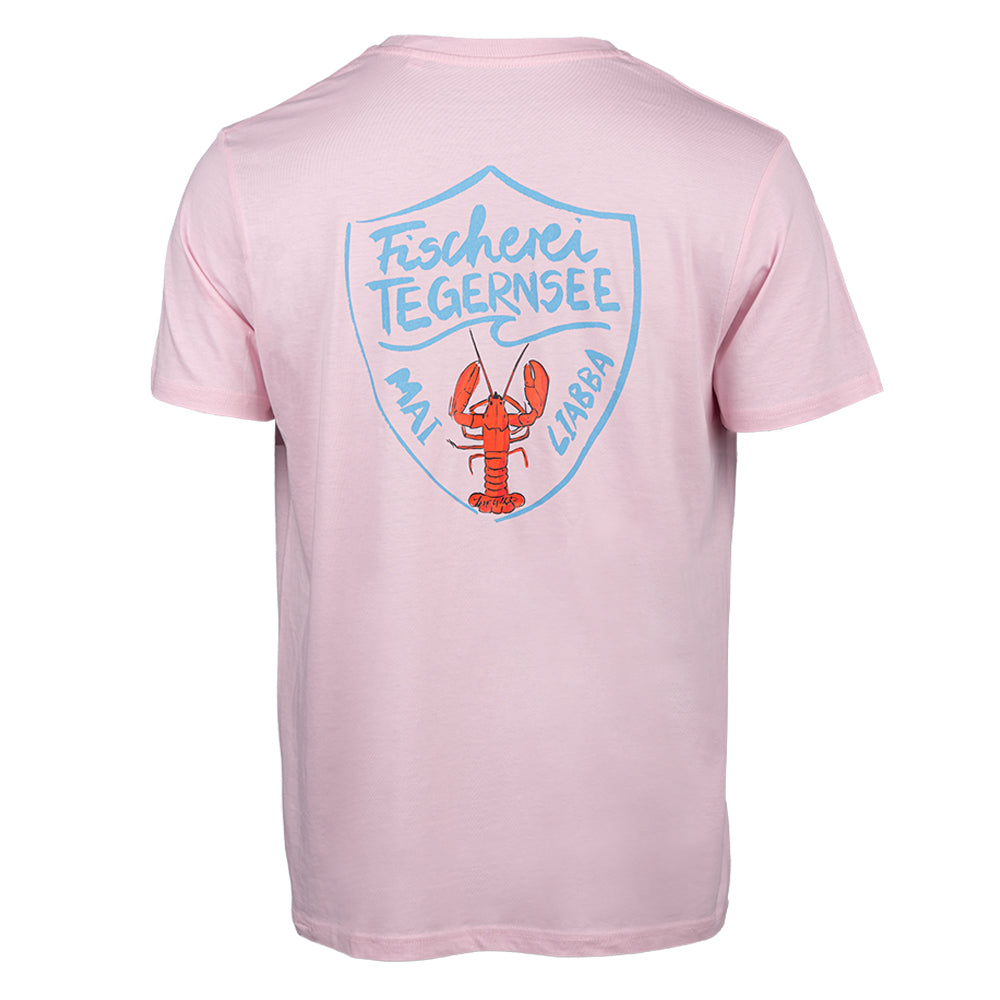 Lobster T-Shirt rosa Wappen