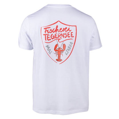 Lobster T-Shirt weiß Wappen