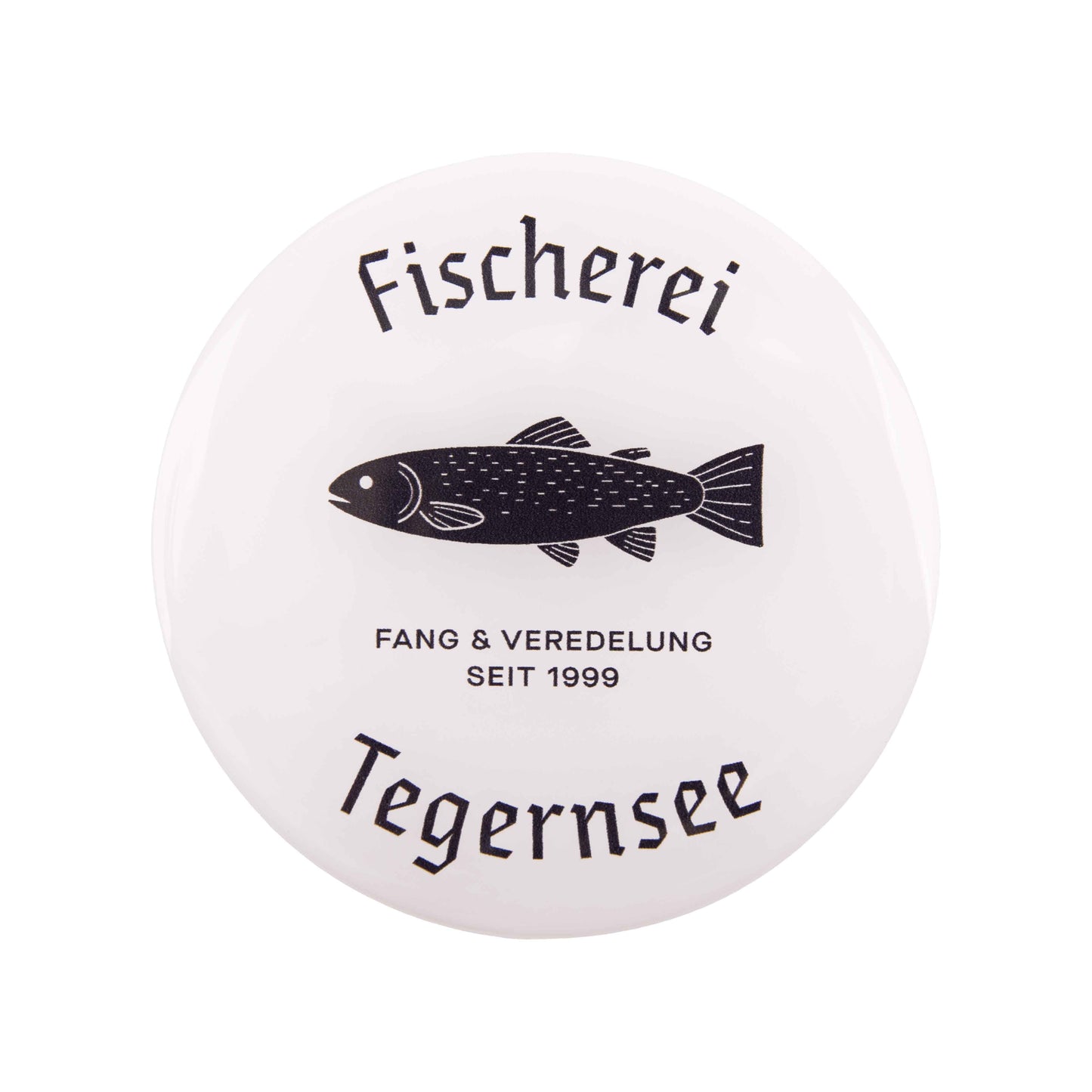 Sticker "Fischerei Tegernsee" weiß