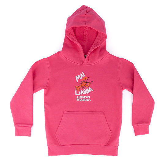 Kids Hoodie Lobster "Mai Liabba" pink