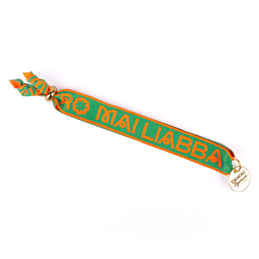 Festival Armband "Mai Liabba" - Grün/Orange