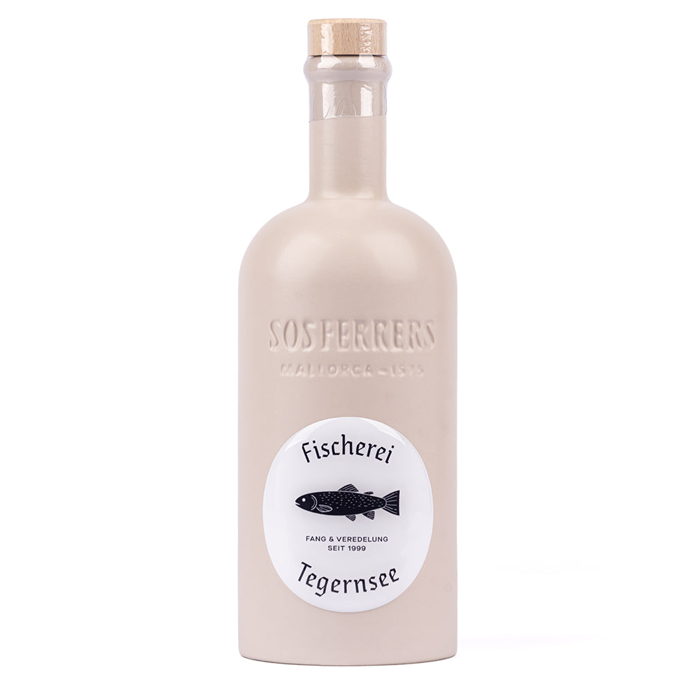Fischerei Tegernsee x Sos Ferrers – Olivenöl „Mallorca Edition“ (500 ml, Keramikflasche)