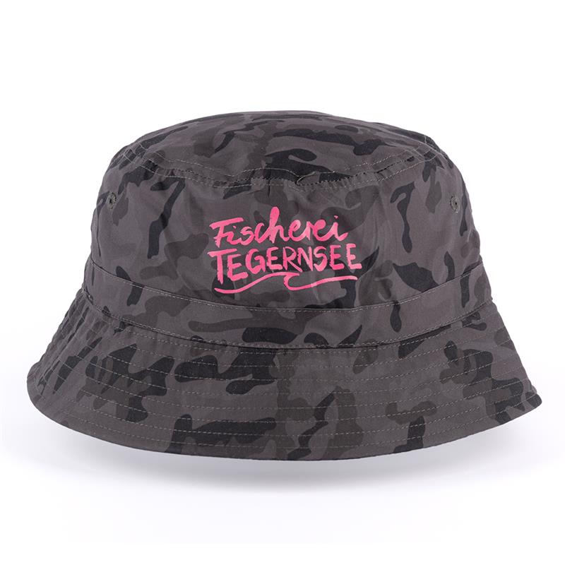 Fischer Hut „schwarz camouflage“