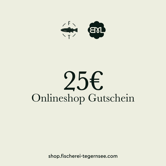 25€ Onlineshop Gutschein