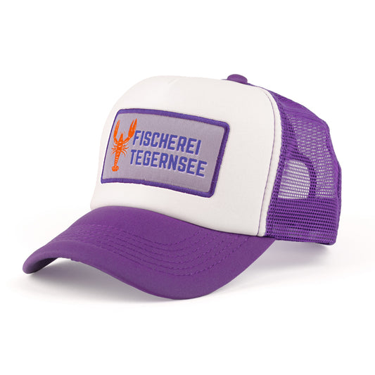 Lobster Cap lila/weiß