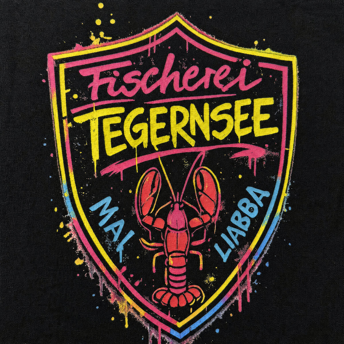 Lobster T-Shirt Graffiti