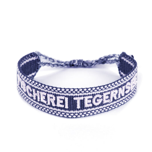 Webarmband Blau "FIscherei Tegernsee"