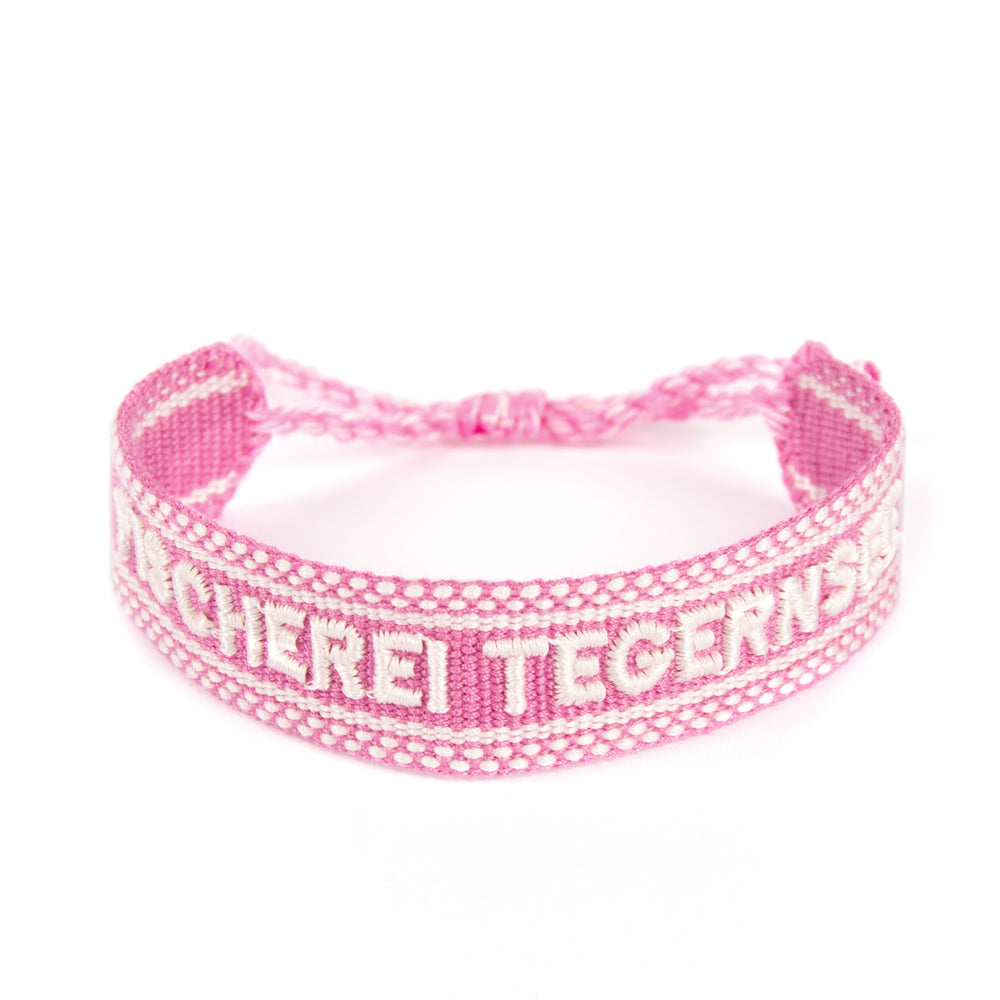 Webarmband Rosa "FIscherei Tegernsee"