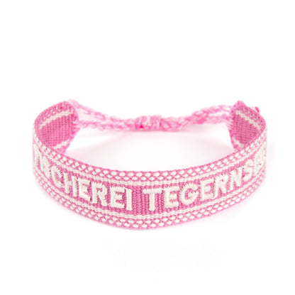Webarmband Rosa "FIscherei Tegernsee"
