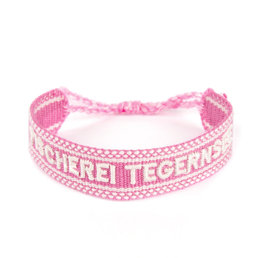 Webarmband Rosa "FIscherei Tegernsee"