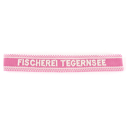 Webarmband Rosa "FIscherei Tegernsee"