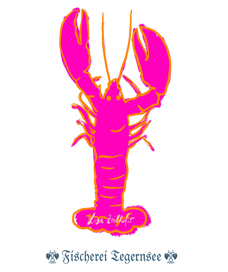 Graues Lobster Longsleeve